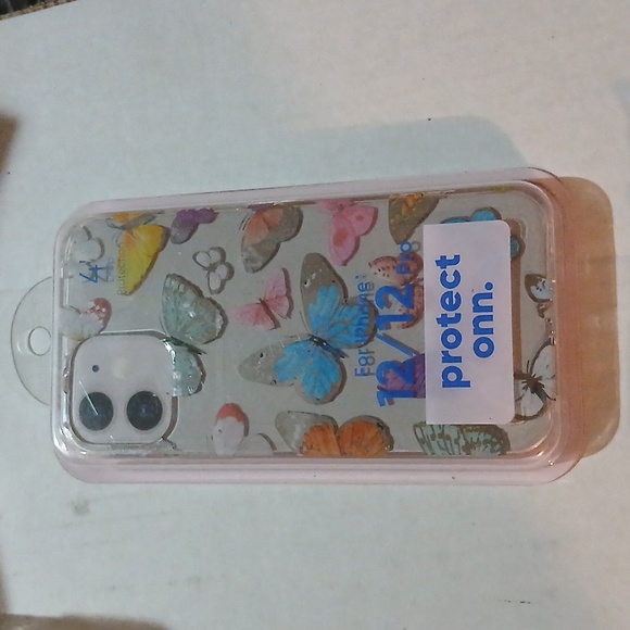 iPhone 12 12 pro butterfly pattern phone case brand new with tag - Picture 2 of 6